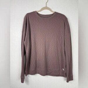 Vuori Men's Mauve Long Sleeve Shirt size M